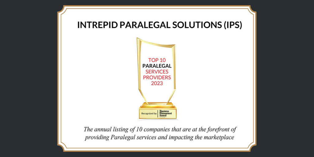 Business Management Review - award for IPS